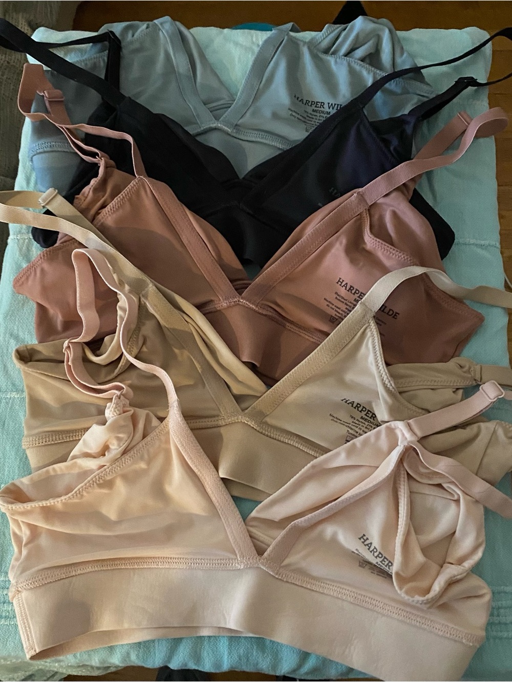 Harper Wilde Bralettes Sz M, 5 for $25